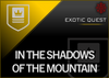 In the Shadows of the Mountain - Master Carries