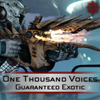 One Thousand Voices Exotic Rifle - Destiny 2 - Master Carries