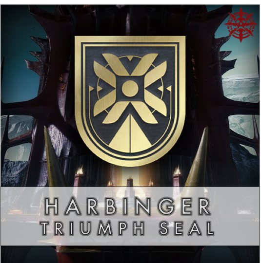 Harbinger Triumph Seal - Destiny 2 - Season of the Hunt - Hawkmoon Hand Cannon - Master Carries