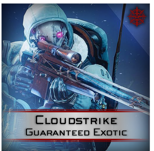 Cloudstrike Exotic Sniper Rifle - Best Sniper Rifle in Destiny 2 -- Rare Reward - Destiny 2 - Guaranteed Exotic -Master Carries