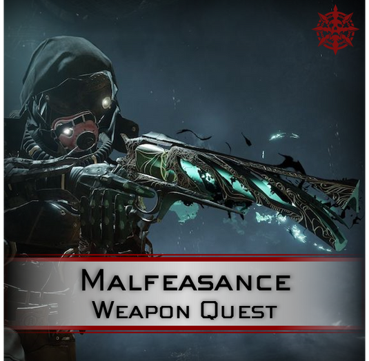 Malfeasance Exotic Hand Cannon - Destiny 2 - Weapon Quest - Master Carries